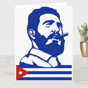 Fidel Castro, Presidente, Revolution, Cuba, Havana Card