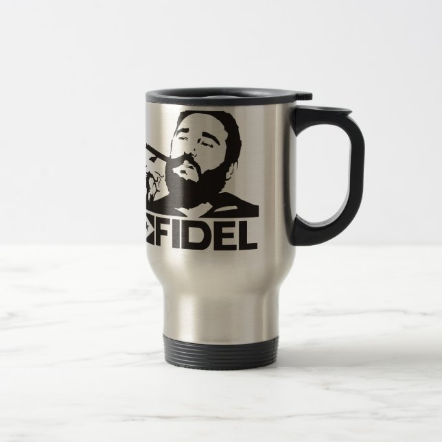 Fidel Castro Travel Mug (Right)