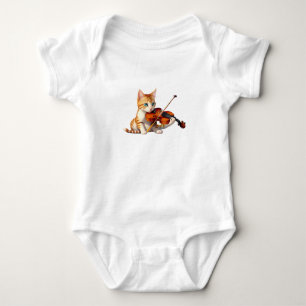 Fidel Kitty Baby Bodysuit