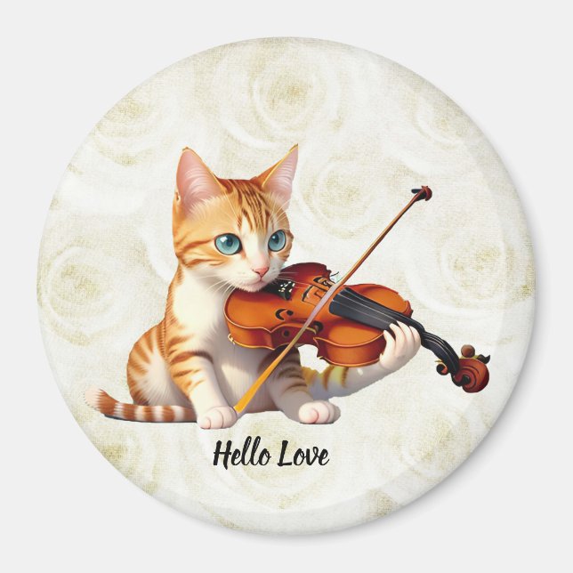 Fidel Kitty Magnet (Front)