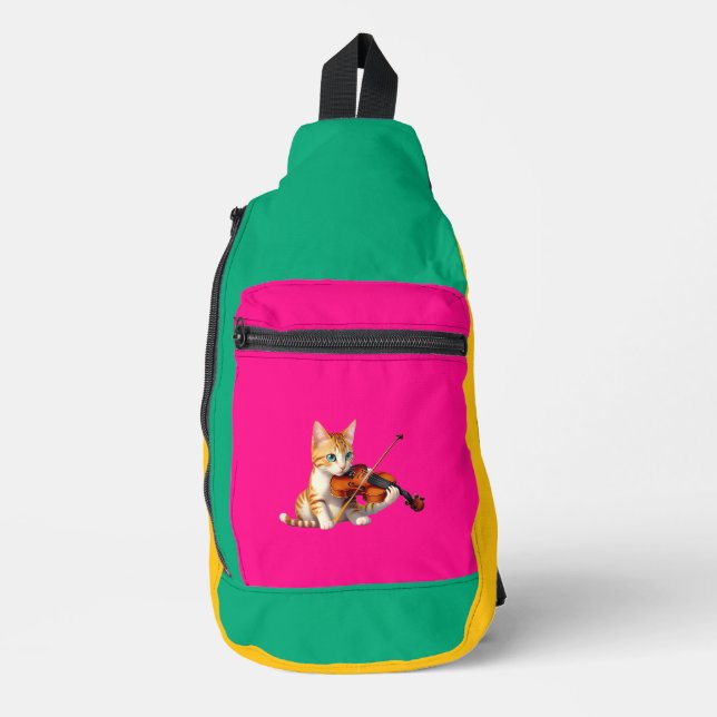 Fidel Kitty Sling Bag (Front)