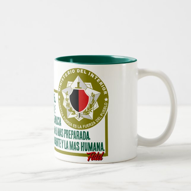 Fidel MININT Two-Tone Coffee Mug (Right)