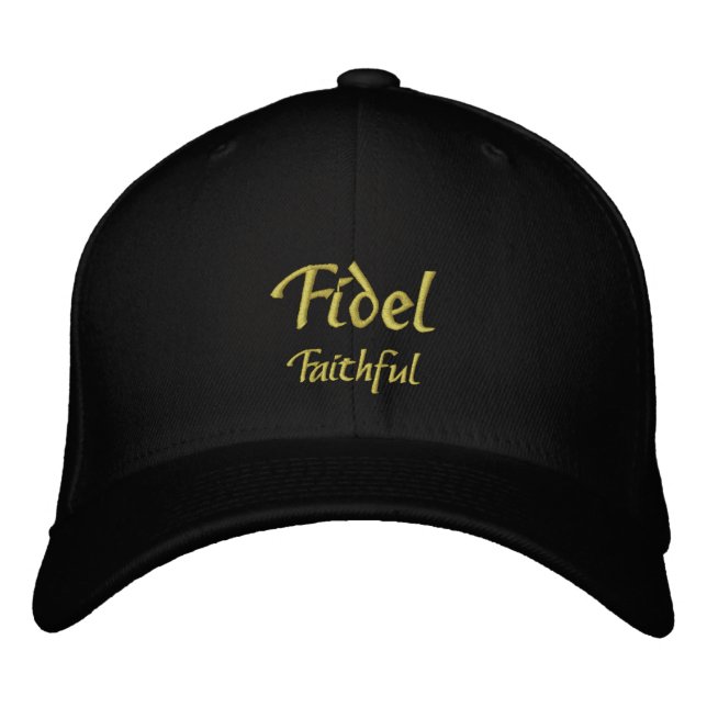 Fidel Name Cap / Hat (Front)
