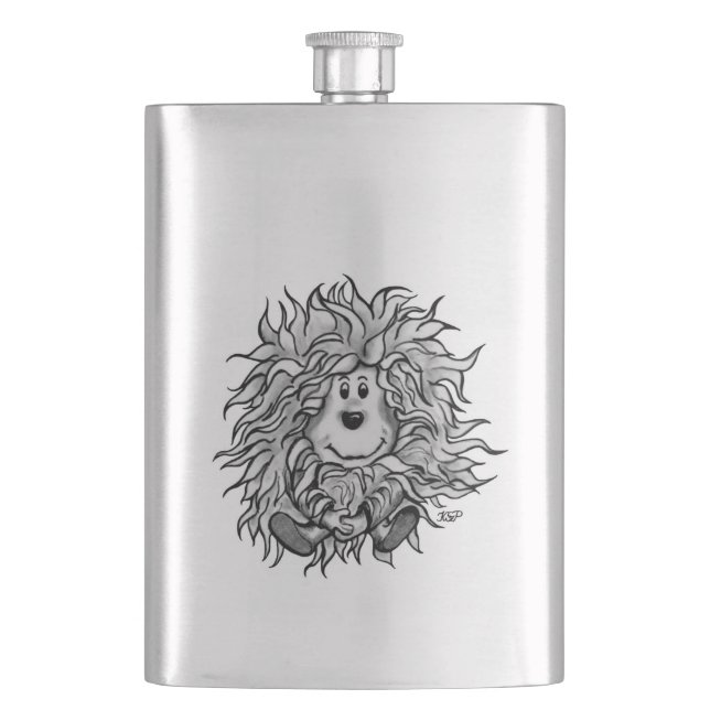 Fidel The Little Forest Goblin Hip Flask (Front)