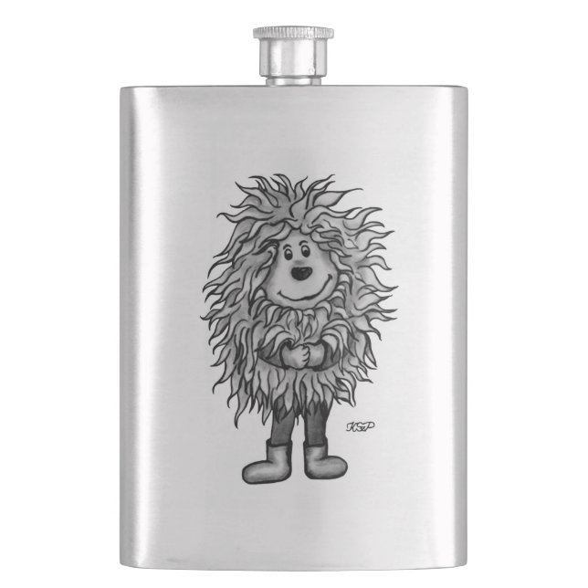 Fidel The Little Forest Goblin Hip Flask (Front)