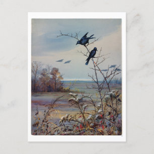 Fidelia Bridges Holiday Postcard