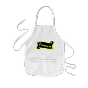 Fidelidad - Treue Schriftband Artdeco Fantasyart Kids Apron
