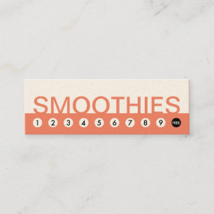 fidélité audacieuse de client de SMOOTHIES