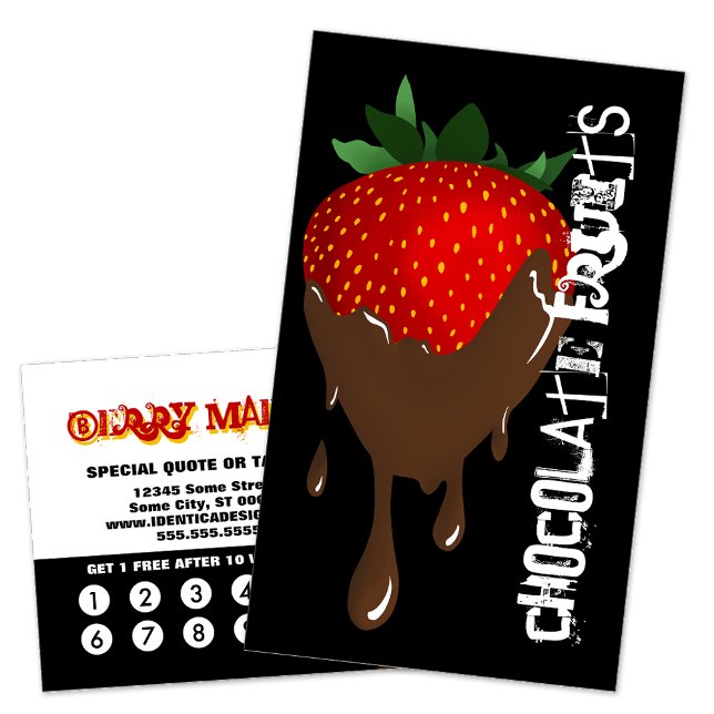 fidélité aux grunge de fraise chocolat (Créateur téléchargé)