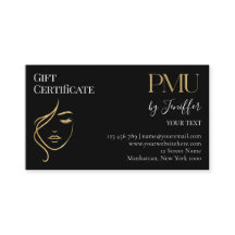 Carte Cadeau de PMU Noir & Or Luxe