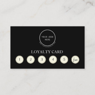 Fidélité Carte de perforation de logo personnalisée profes