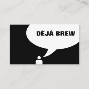 Fidélité carte de punch café deja brew