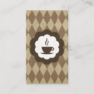 Fidélité carte de timbre de diamants du café