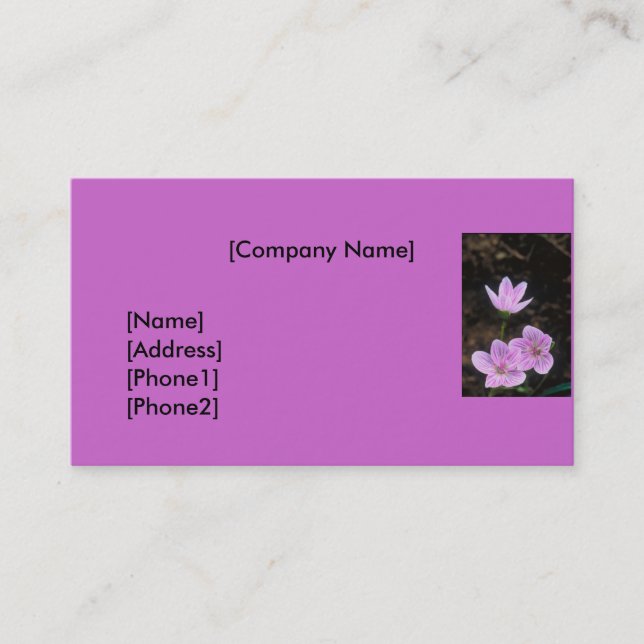 Fidélité Carte de visite/client fréquent (Devant)