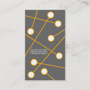 Fidélité carte fréquente orange d'acheteur de mod