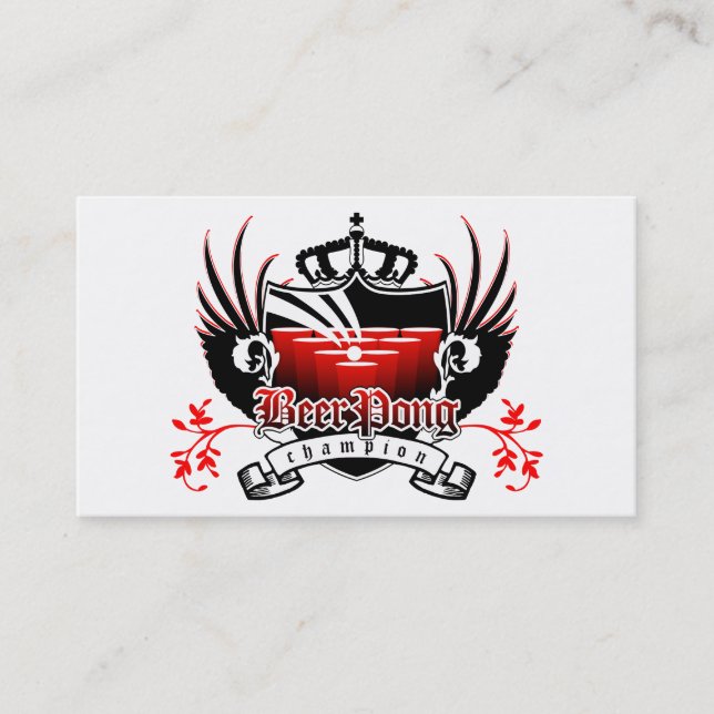 Fidélité carte perforée de champion de puanteur de bière (Devant)