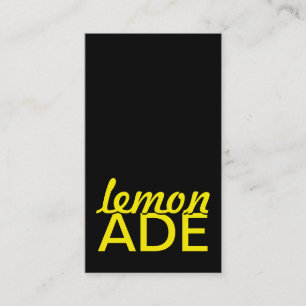 Fidélité carte perforée de stand de limonade