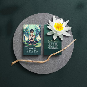 Fidélité Forêt Yoga Méditation Reiki Professeur Carte de Co