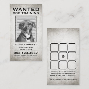 Fidélité formation de chien carte de timbre