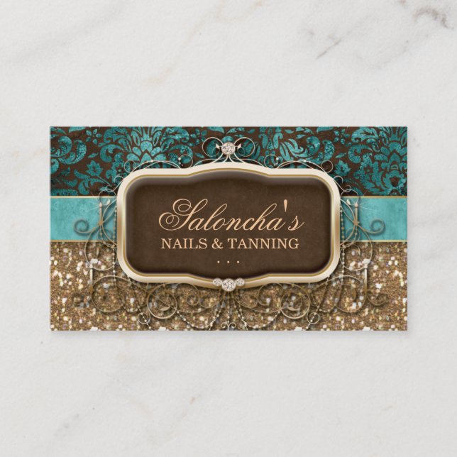 Fidélité Lustre de bronzage de mode de carte bronzage de (Devant)