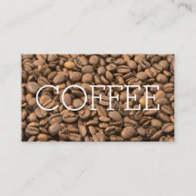 Fidélité simple de café de mot d'haricots grande