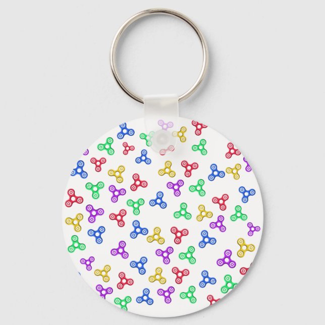 Fidget Spinners Keychain (Front)