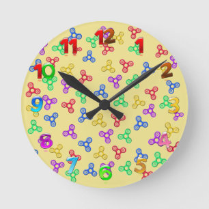 Fidget Spinners Wall Clock