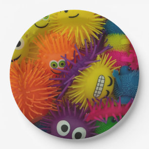 Fidget Toy Squishy Ball Paper Plate