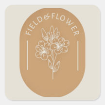 Field and Flower Sticker