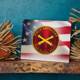Field Artillery Army Veteran Plaque