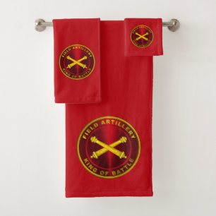 Field Artillery  Bath Towel Set
