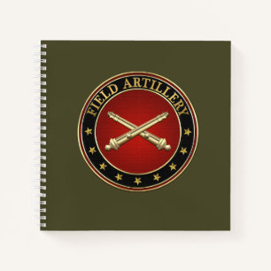 Field Artillery Branch Insignia Notebook