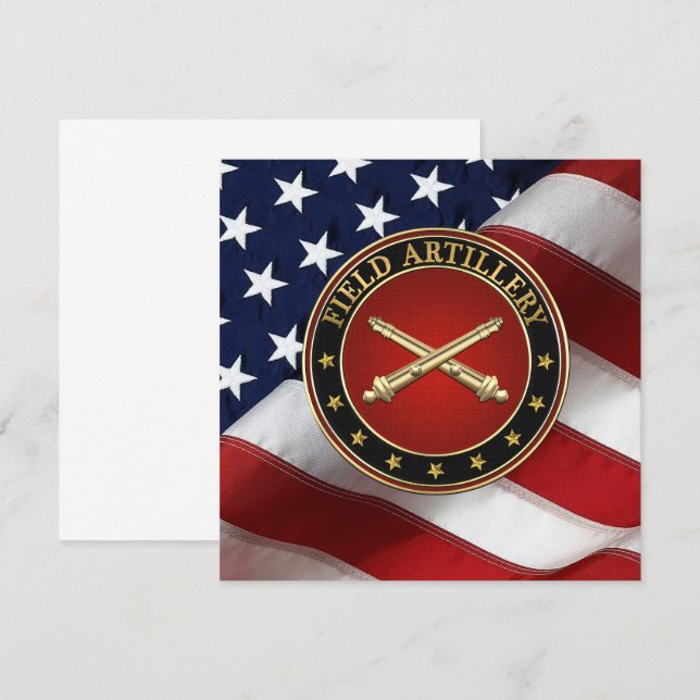 Field Artillery Branch Insignia Special Edition (Front/Back)