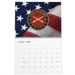 Field Artillery Branch Insignia Special Edition Calendar