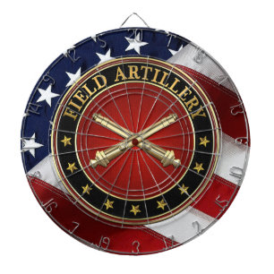 Field Artillery Branch Insignia Special Edition Dartboard