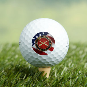 Field Artillery Branch Insignia Special Edition Golf Balls