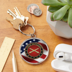 Field Artillery Branch Insignia Special Edition Keychain