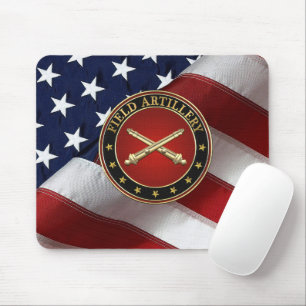 Field Artillery Branch Insignia Special Edition Mouse Pad