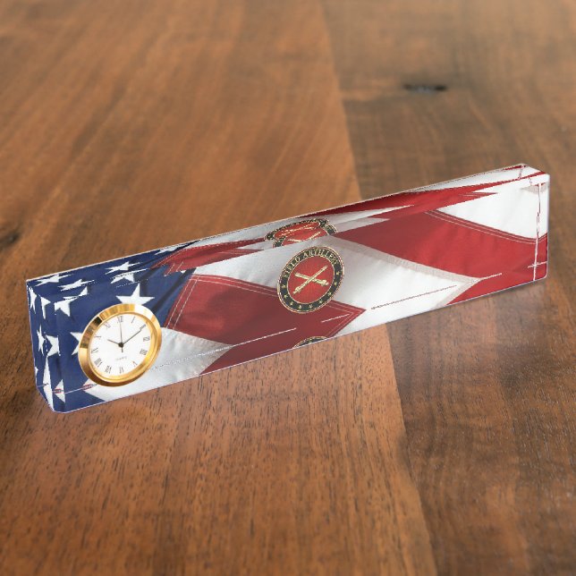 Field Artillery Branch Insignia Special Edition Nameplate (Side)