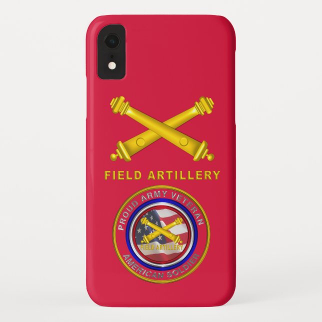Field Artillery Colours - Veteran Case-Mate iPhone Case (Back)