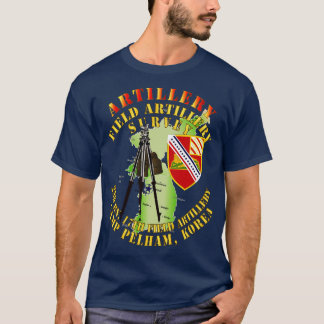 Field Artillery Survey 2nd Bn 17th FA Camp Pelham T-Shirt