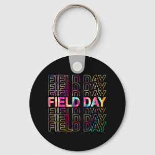 Field Day 2022 Tie Dye Fun TEACHER Students 81 Keychain