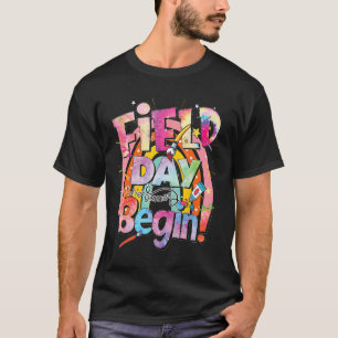 Field Day 2023 Let The Games Begin Kids Boys Girls T-Shirt
