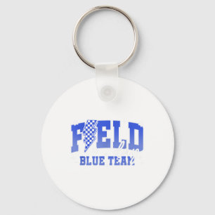 Field Day 2025 Blue Team Field Trip Color Team Tea Keychain