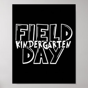 Field Day 2025 Kindergarten School Teacher Kids Re Poster