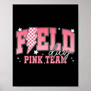 Field Day 2025 Pink Team Field Trip Color Team Tea Poster