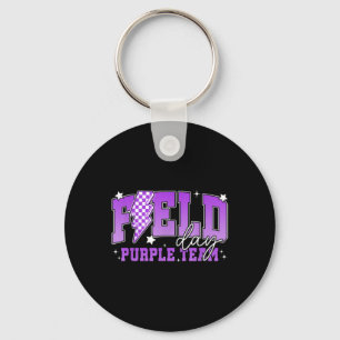 Field Day 2025 Purple Team Field Trip Colour Team  Keychain