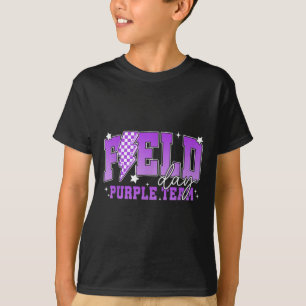 Field Day 2025 Purple Team Field Trip Colour Team  T-Shirt