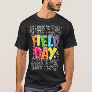Field Day Blue Team Colour War Camp Team Game Comp T-Shirt