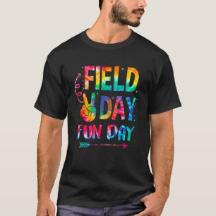 Field Day Fun Day Last Day Of School Teacher Tie D T-Shirt